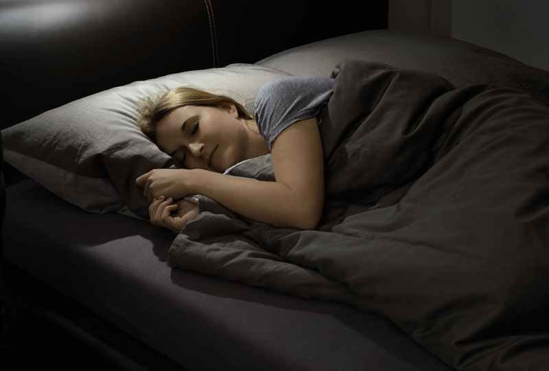 woman sleeping